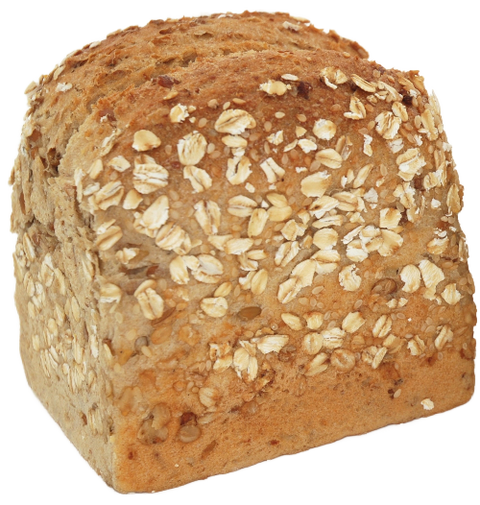 Dinkelbrot mit Haferflocken in der Kastenform 500g