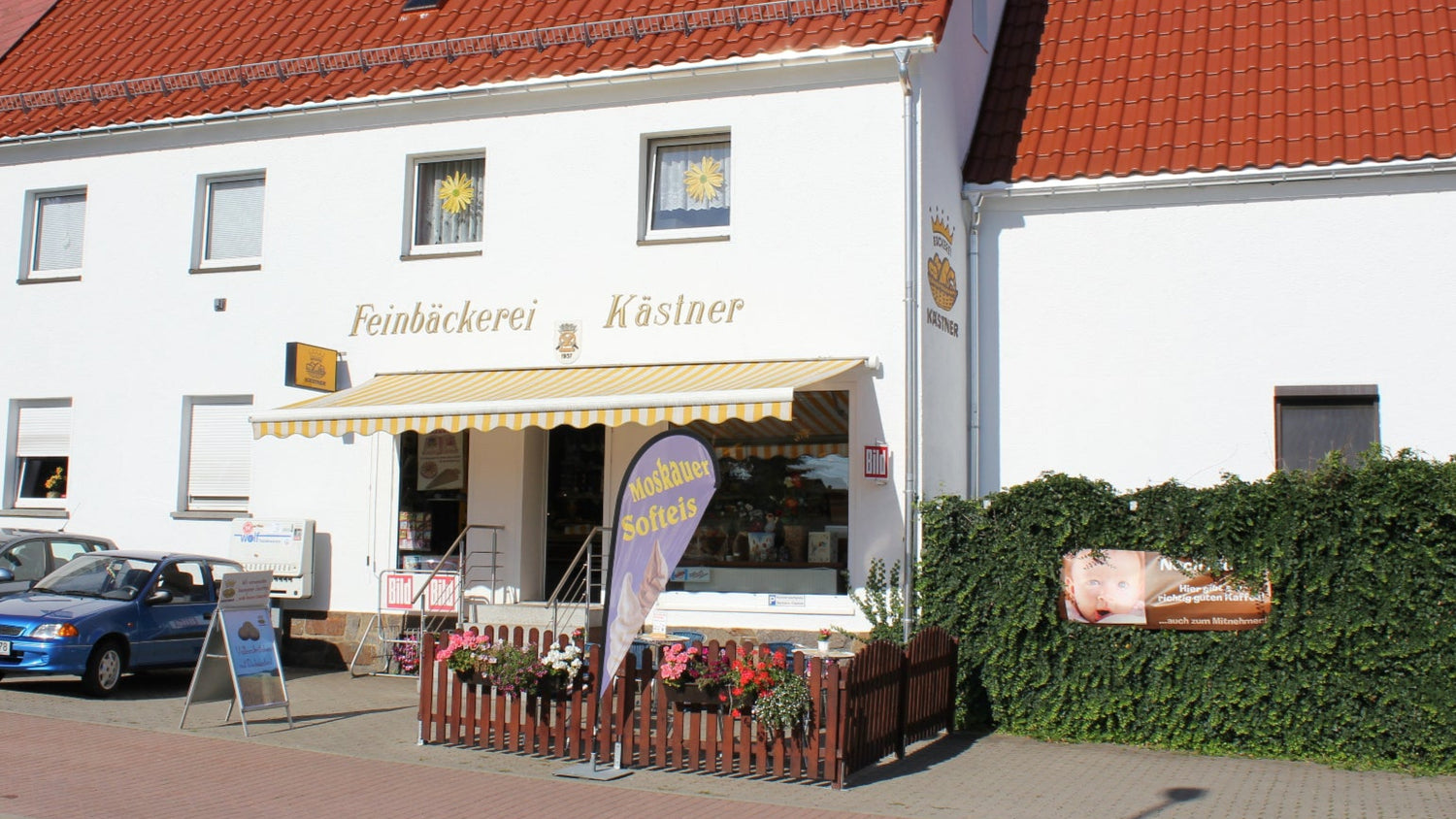 Außenansicht Bäckerei Kästner Hauptgeschäft