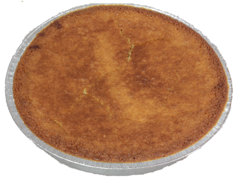 runder Mandelkuchen  in der Asiette