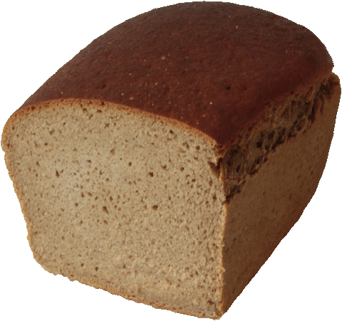 halbes Roggen-Pur-Brot  - unser reines Roggenbrot in Kastenform