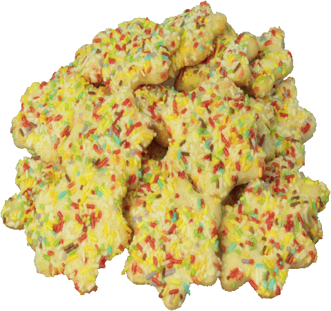 Buttergebäck mit bunten Streuseln 300g